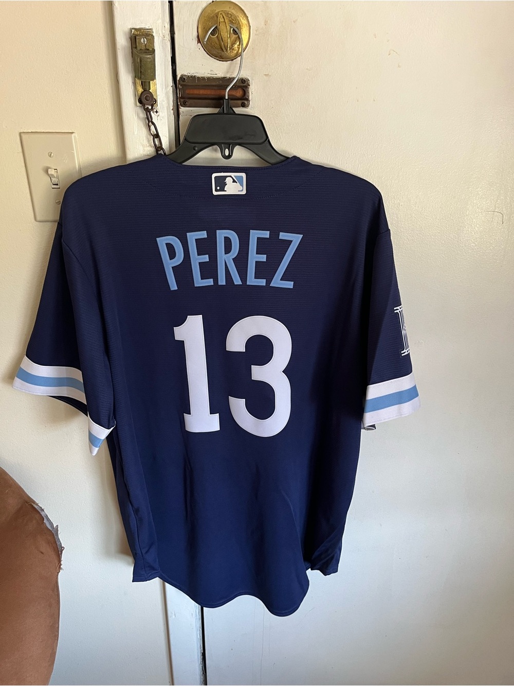 Salvador Perez Kansas City Royals Nike men’s MLB city connect jersey L